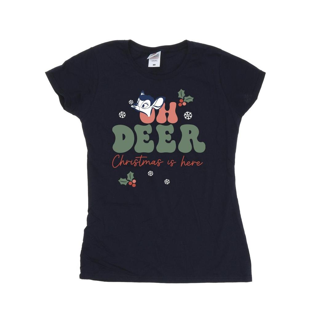 Disney Womens/Ladies Bambi Oh Deer Cotton T-Shirt