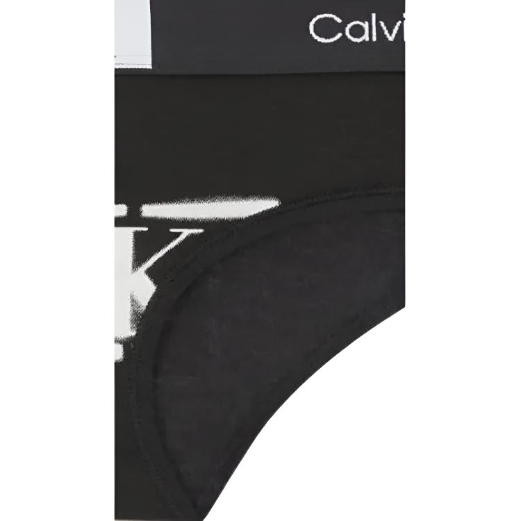 Calvin Klein Letter Comfort Breathable Underwear Women Underwear Black QF7295AD-ACH