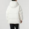 Adidas Originals 2024 Winter Warm Comfortable Stylish Hooded Down Jacket Women Outerwear Off-White JD3781