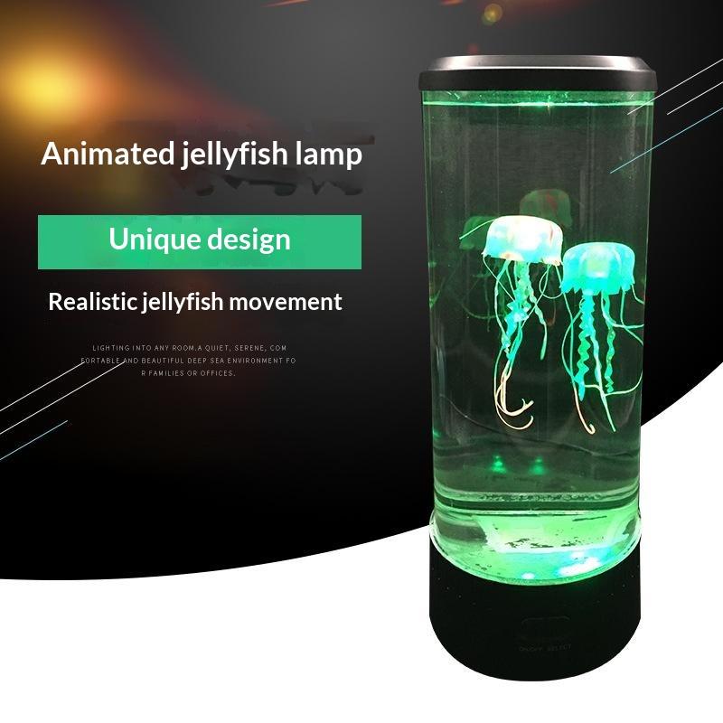 Color Changing Jellyfish Lamp Usb/Battery Powered Table Night Light Children'S Gift Home Bedroom Decor Boys Girls Birthday Gifts