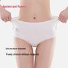 GUJIN Women's High-Waist Antibacterial Cotton Briefs