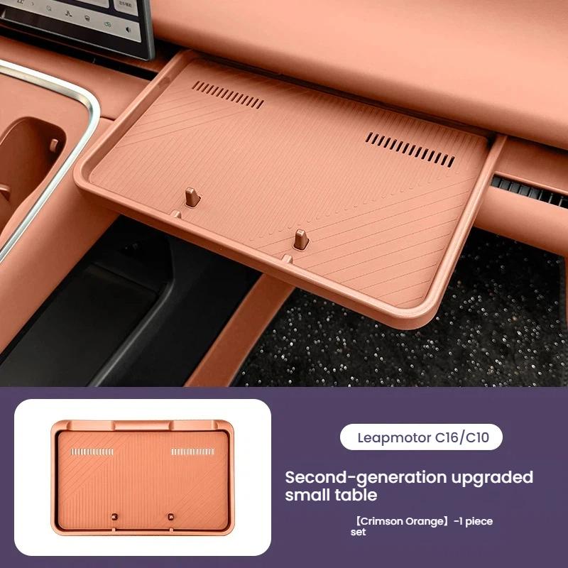 For LEAPMOTOR C16 C10 Multi Functional Small Table Board Passenger Center Console Storage Box Interior Accessories Supplies