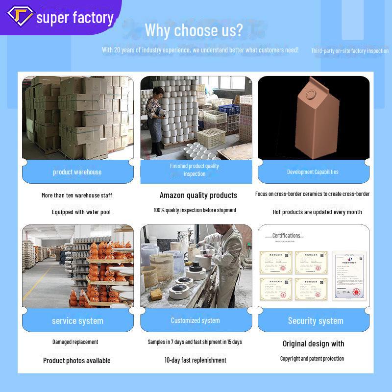 Nordic Cream Style Ceramic Vase - Unique Shape for High-Grade Home Decor