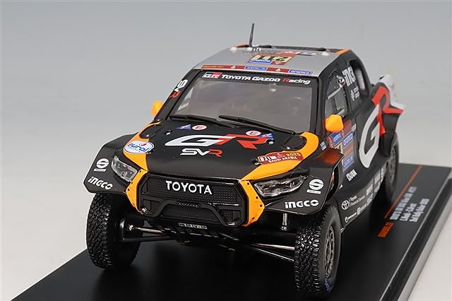 

IXO Scale Toyota GR DKR Hilux Evo 2025 Dakar Rally 2nd Place Cummings 1/43 #211 H. Lategan/B.