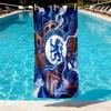 Chelsea Football Club Print Beach Towel Design, Soft, Lightweight. for Home Bathroom, Spa, Pool, Yoga, Surfing, Camping, Gift for Family, Friend