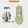 5 Pairs of Female Spring and Autumn Sports Silicone Non Slip Indoor Fitness Pilates Professional Yoga Boat Socks