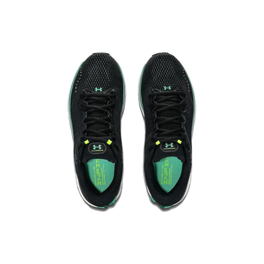 Under Armour HOVR Infinite 5 Black Green Breeze Men Sneakers White 3026545-002