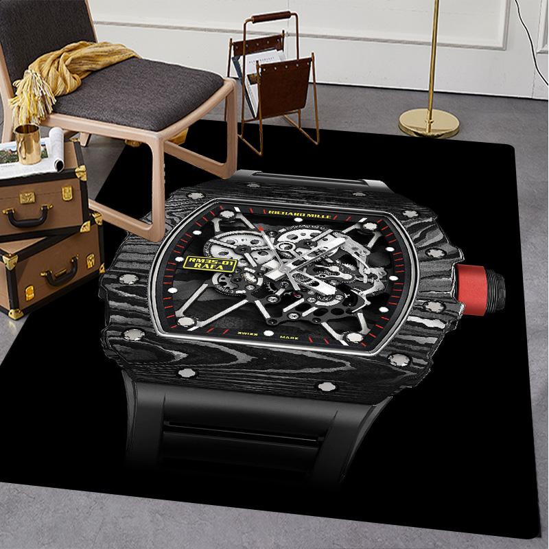 Swiss watch R-Richard Miller printed carpet high-end watch dial floor mat living room sofa room decorative art rugs
