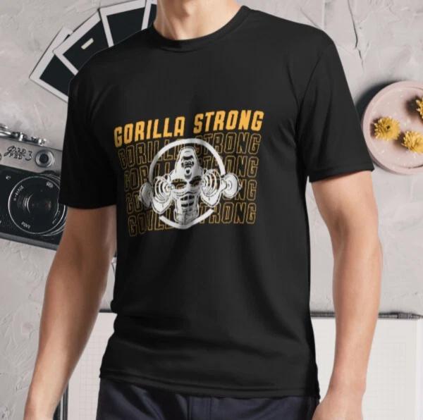 

New Shirt Gorilla Strong Active Logo T-Shirt Funny Size S - 5XL XL