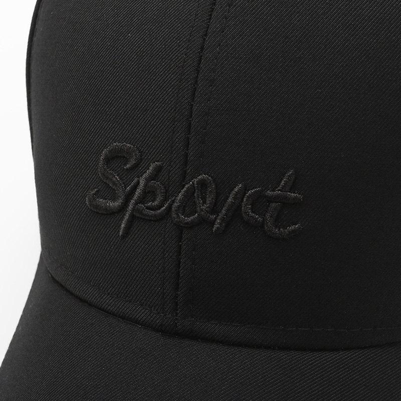 Hat Men's Middle-aged Cotton Baseball Cap Versatile Embroidered Sun Hat Spring and Autumn Dome Bent Cap