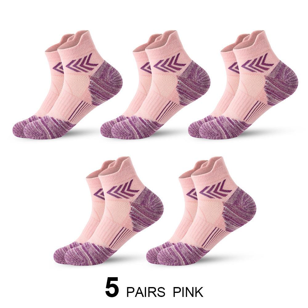 Unisex Sports Socks: Short, Terry Loop Bottom for Basketball, Running, Fitness, and Badminton.