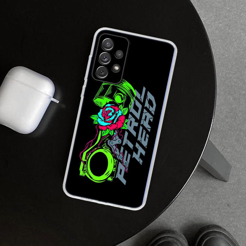 Motorcycle Gear Phone Case for Samsung Galaxy A17 A16 A26 A36 A56 A57 A37 A15 A25 A35 A55 A14 A24 A34 A54 A13 A23 A33 A53 Galaxy