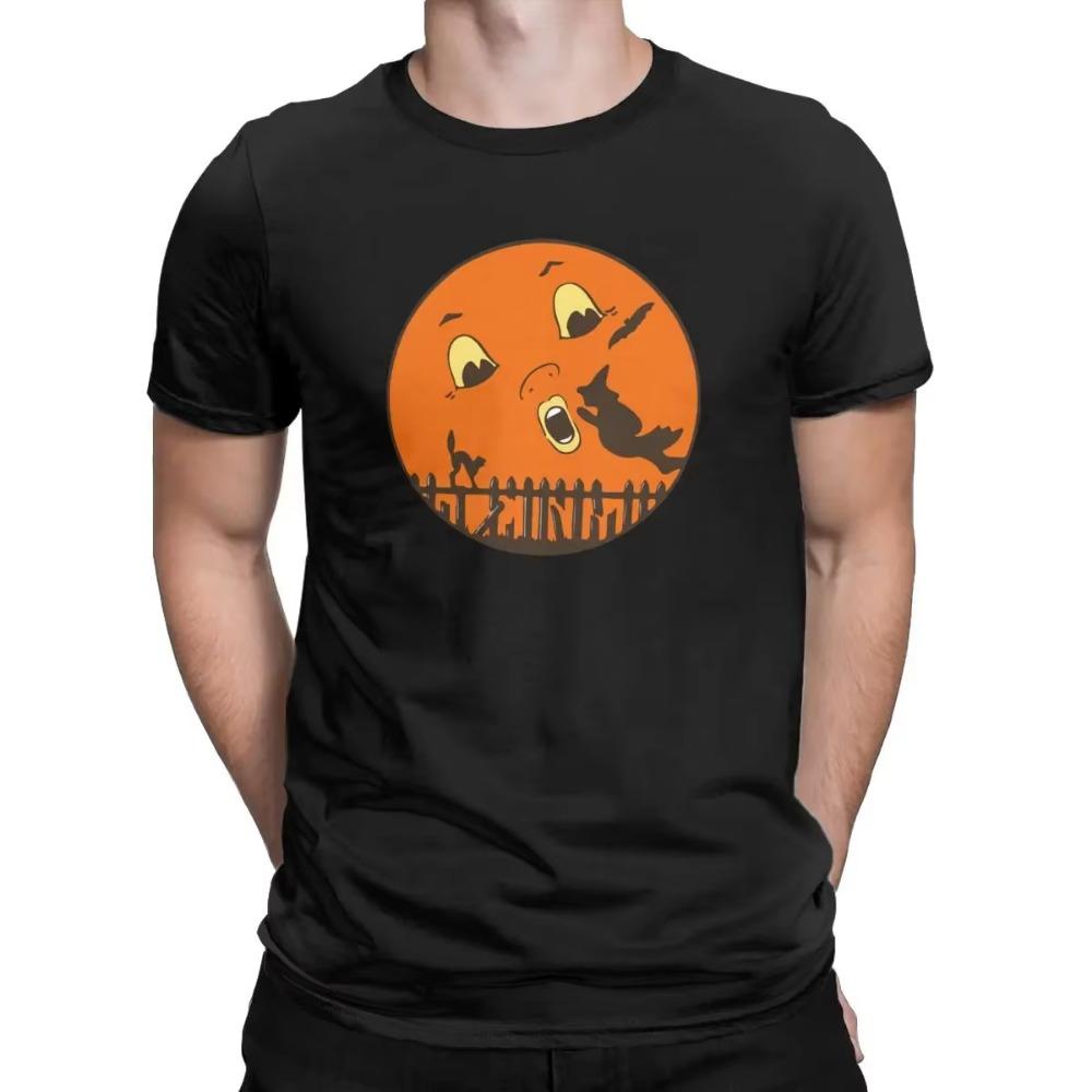 Treat Sam for Men Women Casual T Shirts Halloween Pumpkin Amazing Tops Male Summer Short Sleeve Tee Ropa Hombre