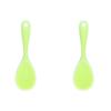 2/4Pcs No-Stick Silicone Rice Spoon Heat Resistant Silicone Rice Paddle Food Rice Shovel Cooking Supplies Soft Rice Server Tools