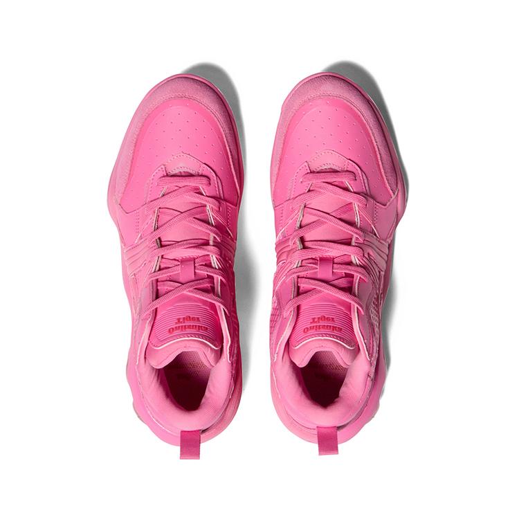 New Onitsuka Tiger Cushioning, Wear Resistant Mid top Casual Shoes Unisex Pink 1183C477-700