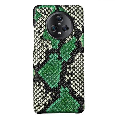 Honor Magic5Pro - oryginalne skórzane etui ochronne ze wzorem skóry pytona do telefonu komórkowego Honor Magic5.
