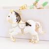 Alloy Horse Charm Keychain Bag Hanging Decoration With Unique Animal Design For Fashionable Accessory And Gift Giving