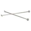 2Pcs RC Drive Shaft Steel Efficient Drivetrain Rust Resistant RC CVD Drive Shaft for   1Celsius5 Outcast Kraton 8s