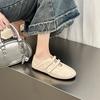Vintage college style heightening red Mary Jane shoes women's new shallow mouth heightening single shoes