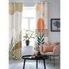 Boho Blätter Pflanzen Fenster Vorhänge für Wohnzimmer Schlafzimmer Vorhang Modern Küche Jalousien Drapierungen Vorhänge