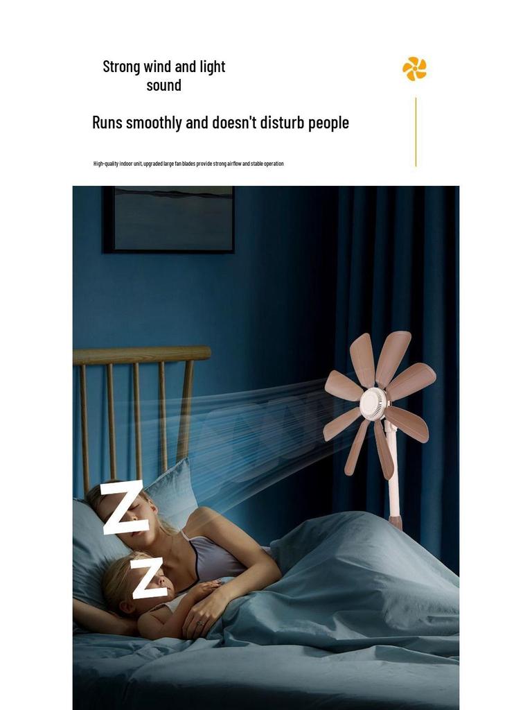 Energy-Saving Silent Floor Fan for Dorm or Office
