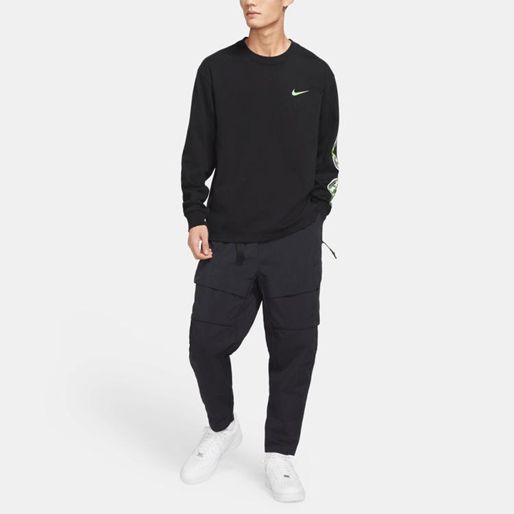 Nike Sportswear Tech Pack Unlined Woven Cargo Straight Leg Casual Pants Men Black DM5539-010