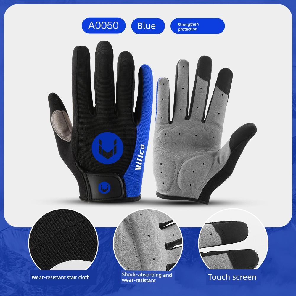 Pull-Up Full-Finger Gloves for Men and Women, Anti-Callus, for Barbell Lifting, Fitness Equipment Training, Non-Slip Cycling