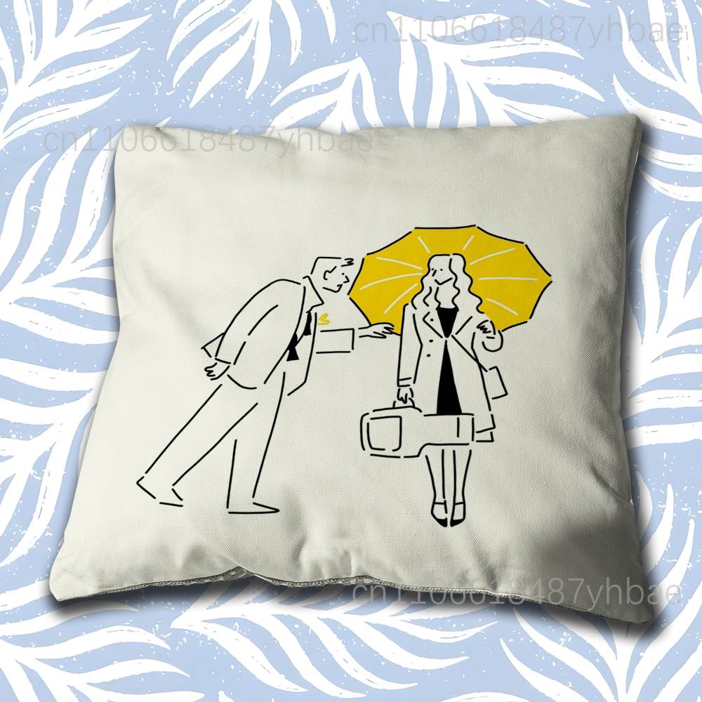 H-How I Met Your Mother Himym Cushion Cover Pillow Cover Decor Pillowcase Printed Cushion Case For Couch