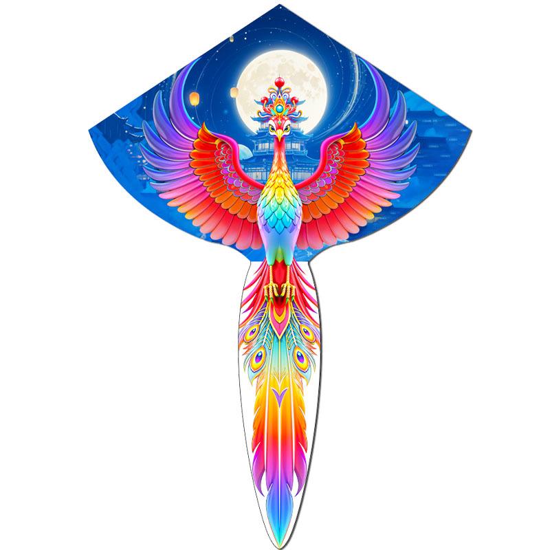 Colorful Peacock Kite for Children - Light Breeze Outdoor Fun