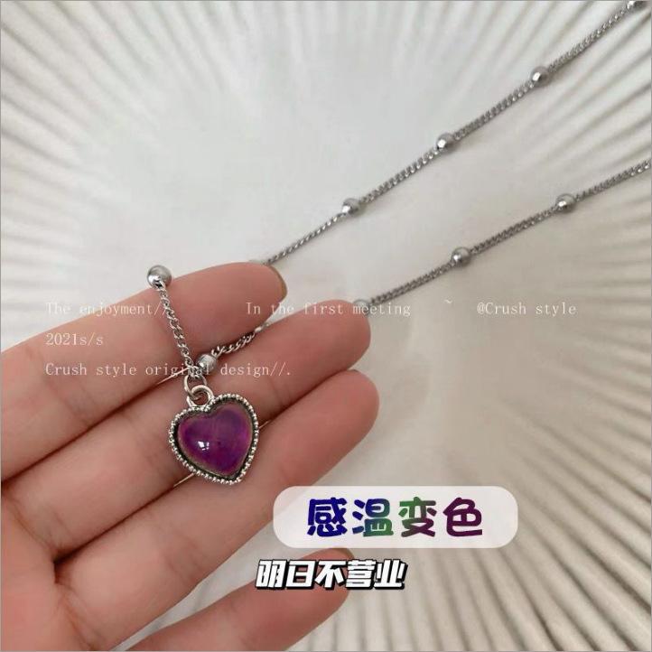 Sparkling cute~ Spot autumn necklace women's light luxury niche design temperament to give girlfriend gift necklace