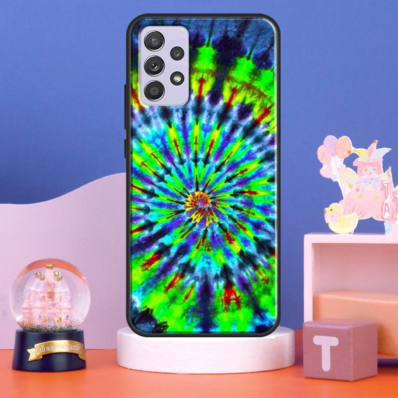 Trippy Tie Dye Hippie Art Case For Samsung Galaxy A32 A52 A12 A16 A26 A36 A56 A15 A35 A55 A34 A54 A13 A33 A53 A17 A06 Samsung A22 5G