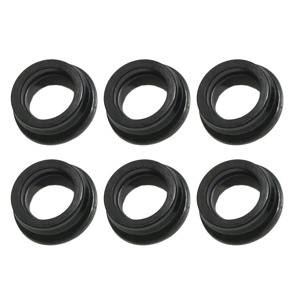 8pcs/set MD303148 Black Valve Cover Gasket Set Rubber for Mitsubishi Pajero Sport V43 V73 6G72 ENGINE MD198128
