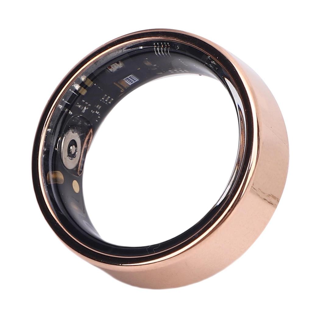 Fitness Tracker Ring Bluetooth Calories Steps Counting Stainless Steel IP68 Waterproofing Smart