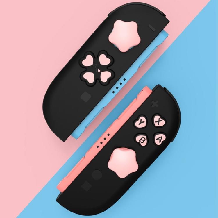 Soft Joystick Covers Gaming Accessories Protective Stickers D-pad Button ABXY Key Sticker Thumb Stick Grip Caps