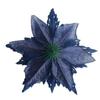 2pcs Christmas Glitter Poinsettia Flowers Xmas Tree Ornaments Home Decorations
