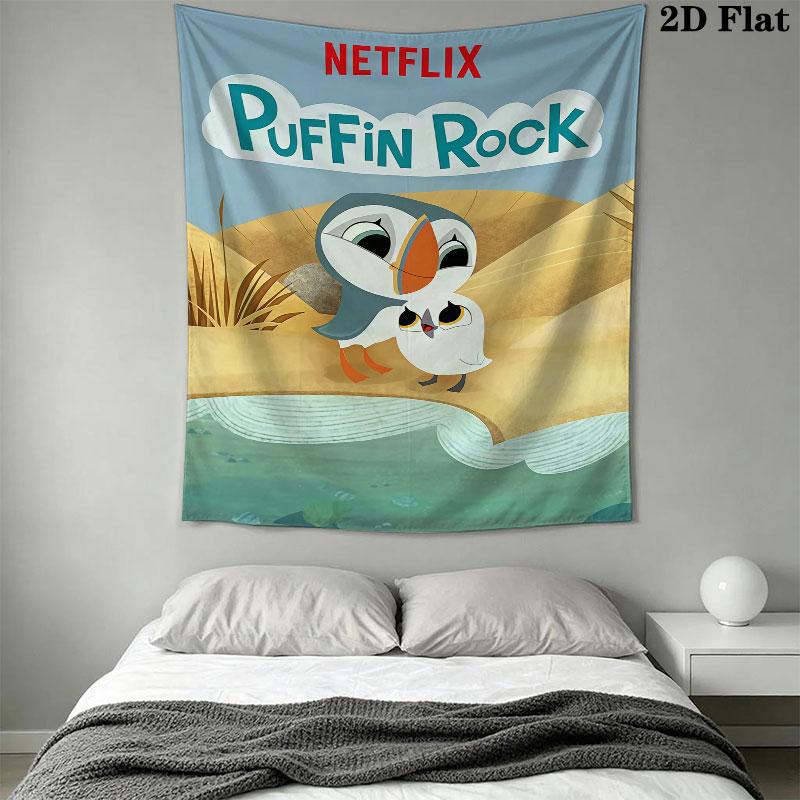 Peter Rabbit Dawn Wall Hanging Printed Fabric Blanket Decorative Tapestries for Bedroom Living Room Home Decor