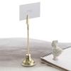 Table Number Holder Sturdy  Strong Clips Electroplating Process Stable Place Card Holder for 