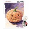 Halloween Kürbis Perlenmalerei Handgemachte DIY Kunst Perlen Heimdekoration Malerei