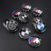 DECW8 4Pcs 56mm 60mm ABS Aluminum Wheel Center Hub Cap Badge For BMW E46 X3 G30 G01 F40 G05 G22 G06 Auto Exterior Tuning Accessories