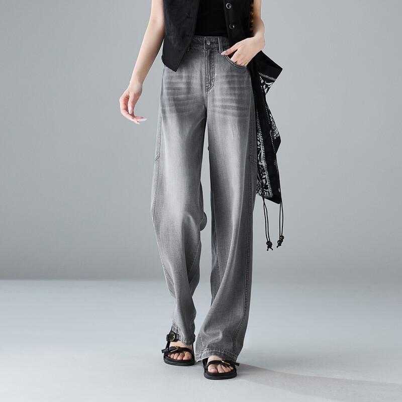 

SOFSIL Women s Retro Wide-Leg Denim Pants 28/L