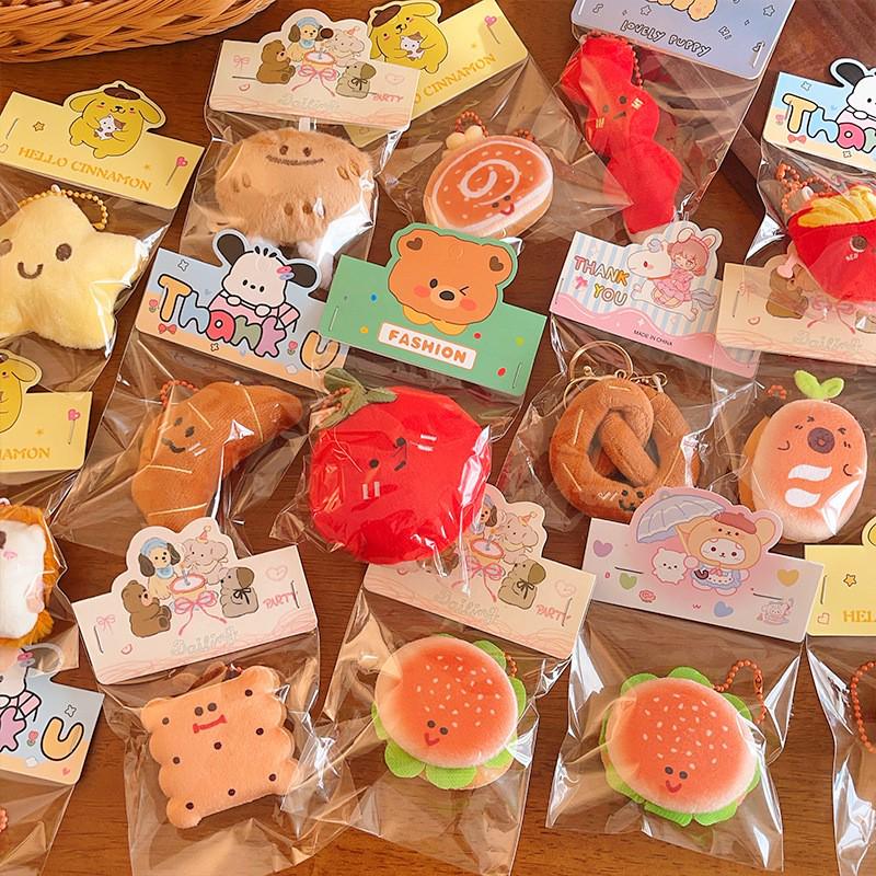 Plush Pendant Keychain Figurines - Perfect for Promotions, Weddings, Gifts, and Charms