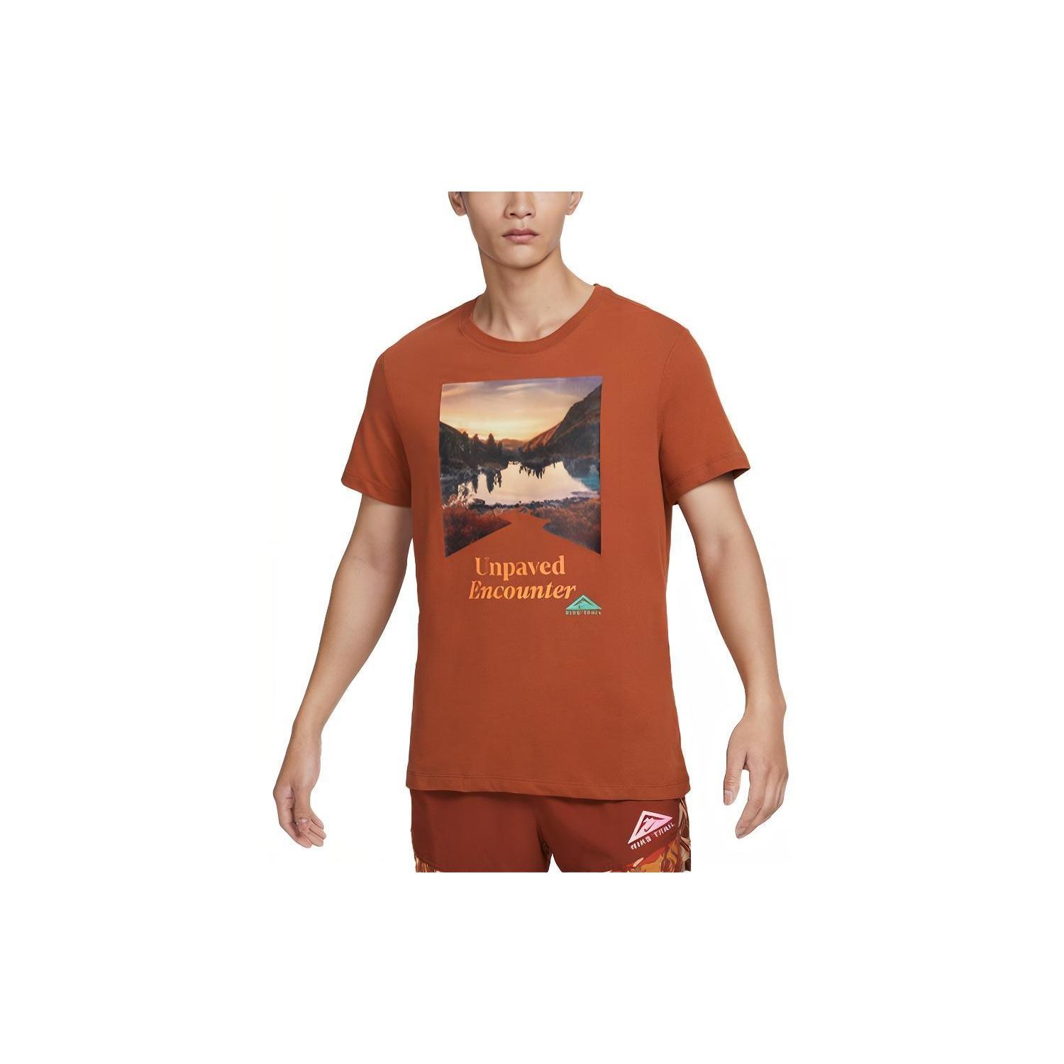 Nike Hike Trail DRI-FIT T-Shirt  Brown  Men s FD0121-246 M
