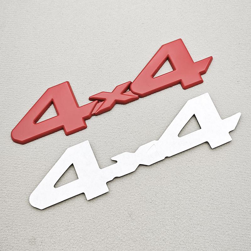 3D Metal Car Rear Bumper Trunk Logo 4X4 Sport Emblem Sticker For wer1 Toyota Land Cruiser 4Runner Tacoma Tundra Hilux Fortuner 1wer