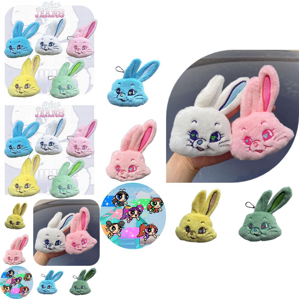 Njs Mini Plush Keychain Cute Rabbit Cartoon Doll Bag Accessory
