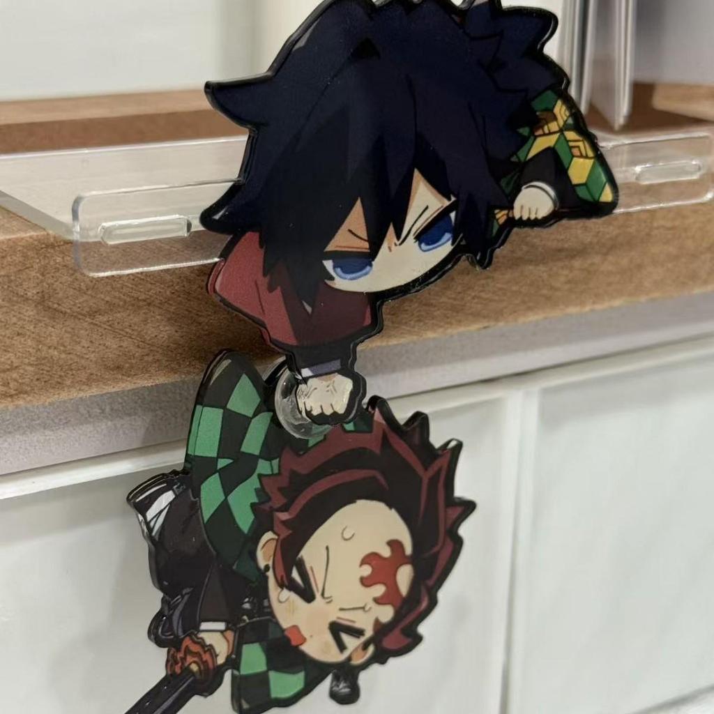 Demon Slayer Tanjiro & Giyu Acryl-Aufsteller Schlüsselanhänger Shaker-Ornament