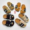 Children's Cartoon Birkenstock Slippers: Cute Closed-Toe Spring Outdoor Shoes for Boys & Girls with Thick Soles.