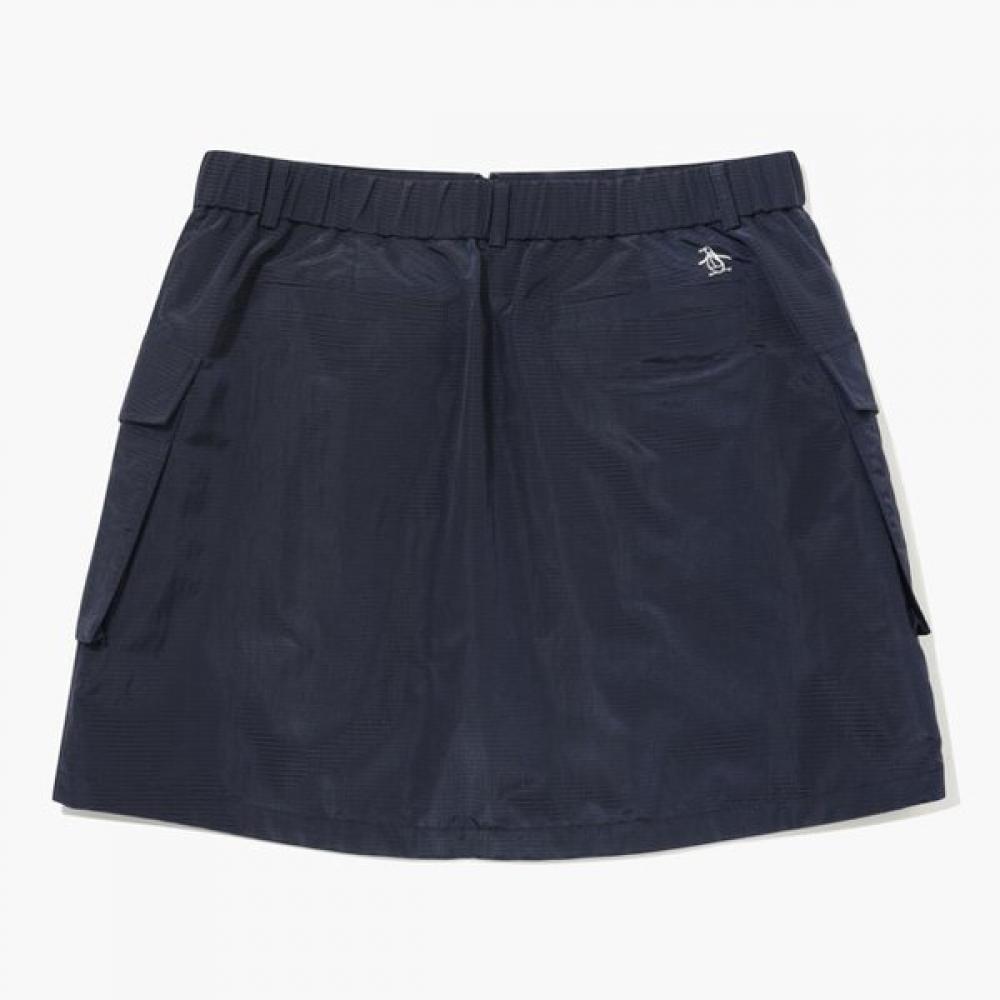 MunSingwear Women S Setup Rib Out Pocket Skirt Dark Navy mr222pSk42