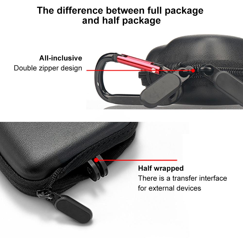 Portable Storage Bag for DJI OSMO Action 5 Pro/4/3 Double Zipper Travel Case Protective Box Mini Carry Case Accessory