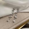 Zirkon Wassertropfen Ohrringe Damen 2025 Leichter Luxus Nischendesign Sinn Für Erweitertes Temperament Elegante Promi-Ohrringe