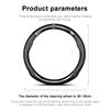 Car Leather Carbon Fiber Non-slip Steering Wheel Cover Car Accessories For BMW 50th Kith M E36 E46 E90 E60 F10 F30 E39 X4 X5 X6